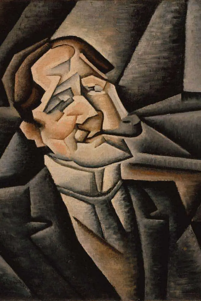 Cubist style painting.