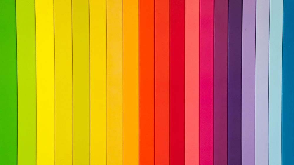 The most used colors in art.