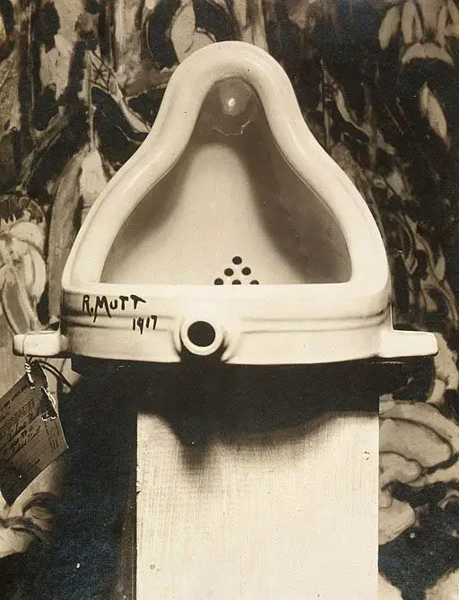 Fountain by Marcel Duchamp (Photographed by Alfred Stieglitz