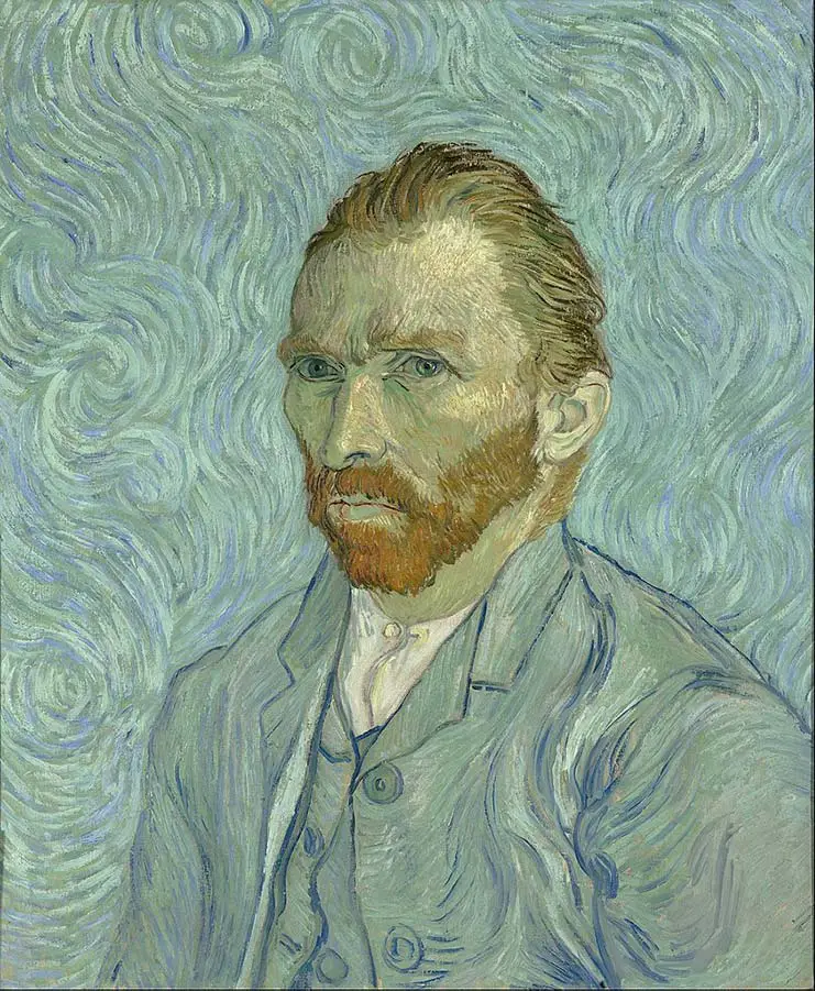 Vincent van Gogh self-portrait.