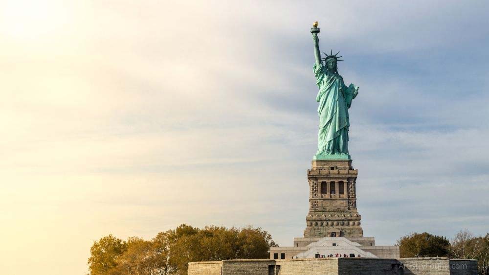 The Statue of Liberty is an example of a Statue that is also a sculpture.