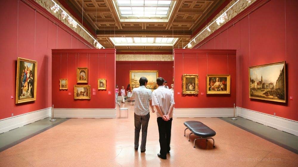 Do art museums sell paintings?