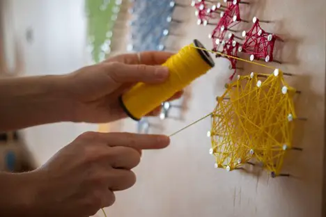 Making string art: How To Make String Art